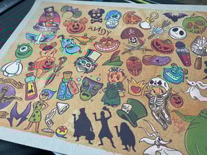 Image of 16 Sheets Traditional Disney Inspired Flash A (Standard Card Stock)