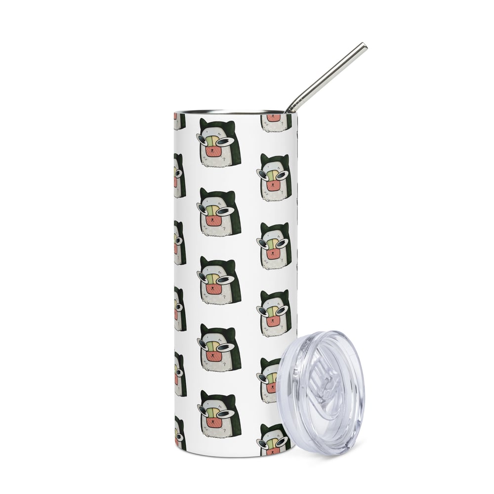 Image of Sushi Cat - Stainless steel tumbler
