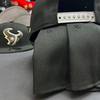 Image 3 of New Era 9Fifty Black- Metallic-Silver 