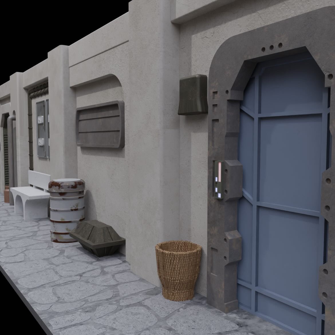 Streets of Nevarro Modular Diorama 2797 studios