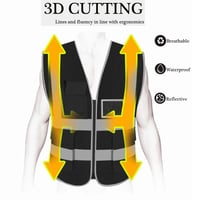 Image 11 of Reflective Safety Vest - Unisex