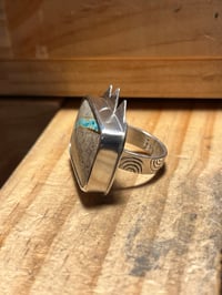 Image 2 of Roysten Ribbon Turquoise Mountain Ring