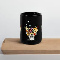 Image 4 of Frankenflower - Black Glossy Mug - 2 Size Options
