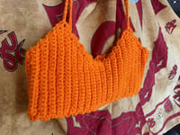 Image 2 of Pumpkin crop top/bralette