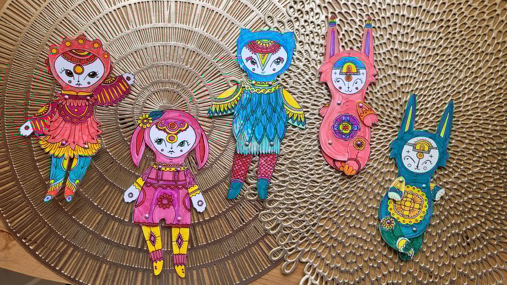 Image of Color your own Paper Dolls (Hardcopy)