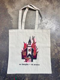 Burning Church Tote