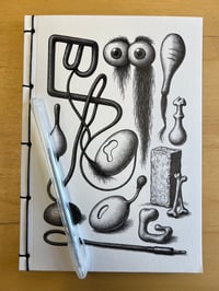 Image 2 of Spasmata Notebook I & White Ink Pen