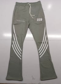 Image 3 of GREY CROP HOODIE JOGGING SET
