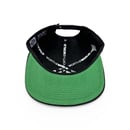Image 5 of Worthy Script Snapback Hat Black
