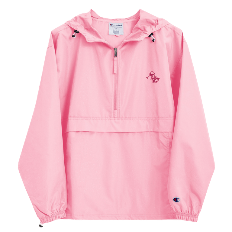 Spilling Wine Embroidered Windbreaker