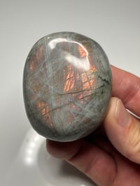 Image 7 of Sunset Labradorite Palm Stone #3009