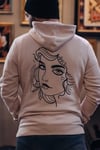  "Smoke" Alt-Rosa Hoodie by Jools