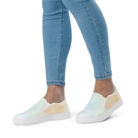 Image 3 of Women’s slip-on canvas shoes White color