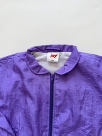 Image 2 of Joy vintage Purple windbreaker jacket size 128 8 years 