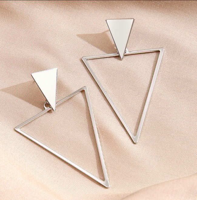 Triangle shaped Earrings 