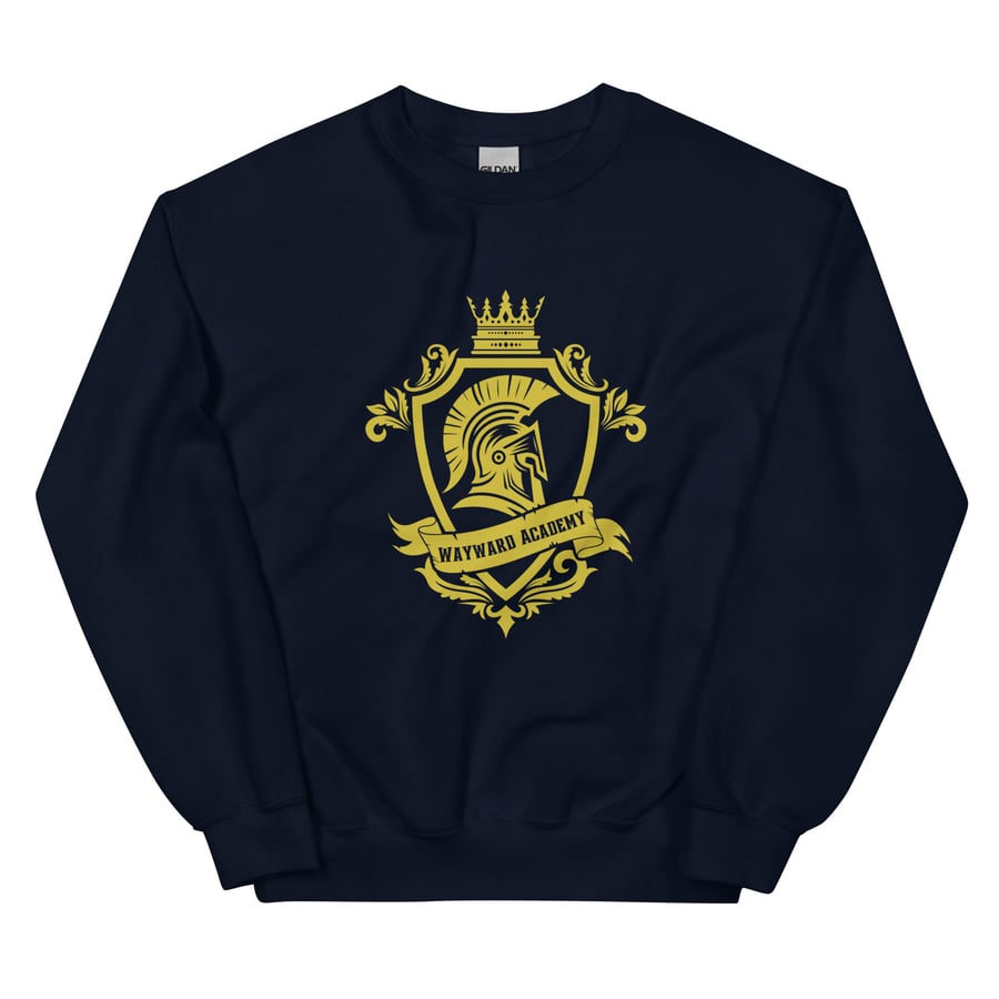 Image of Officially licensed Kings of Wayward logo in gold Unisex Sweatshirt