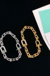 Tiffany gold plated bracelet (gold)