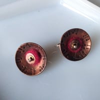 Image 2 of Cosmic Poppy Earrings