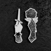 Image 1 of Sticker - Queen & Knight Hands