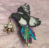 Two for Joy - Maggie Magpie brooch - Two