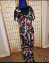 Newspaper dress w/belted front
