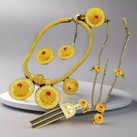 Image 2 of Floral Glamour Rhinestone Jewelry Set