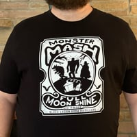 Image 2 of MONSTER MASH Full Moon Shine Label 100% Cotton T-Shirt