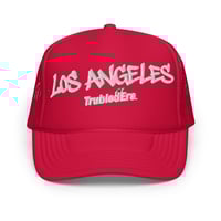 Image 1 of Trubledera Los Angeles Graffiti Foam trucker hat