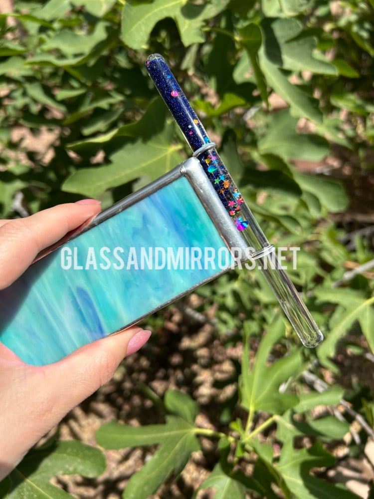Image of Blue Skies Mini Aura Kaleidoscope (slim)