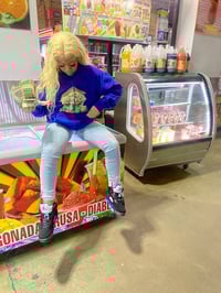 Blue paid n full zip up jacket 