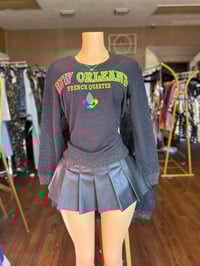 Image 1 of Black Glitter Sweater 