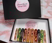 Image 1 of Designer Acrylic Press On Nails