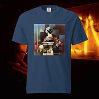 Image 3 of Unisex garment-dyed heavyweight t-shirt "The Carbon Orchestra" LP Front Cover Artwork