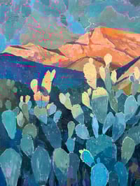 Image 7 of In Moments Of Waiting - 34x45" Acrylic On unstretched canvas