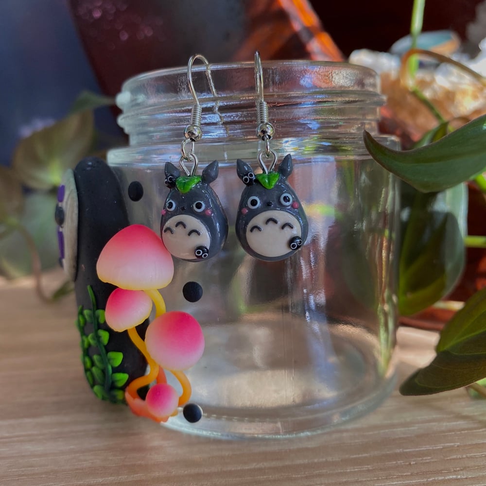 Image of Totoro Dangle Earrings