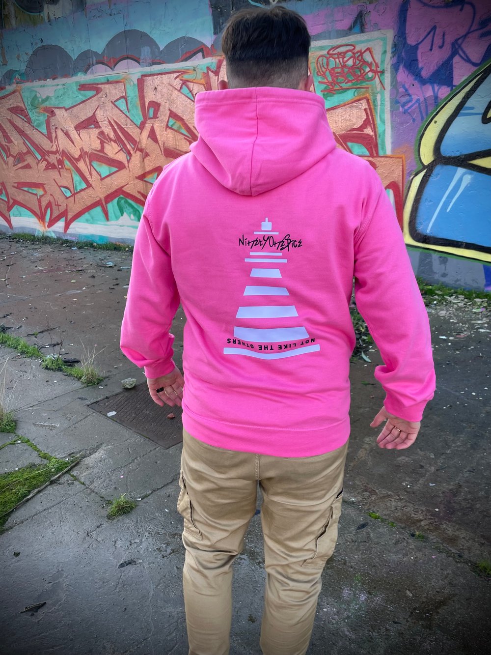 Image of Candy Pink Butterfly Hoody