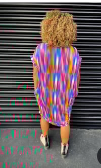 Image 14 of Milano dress with pockets - mixed pattern fabrics