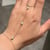 Image of jaded hand chain 