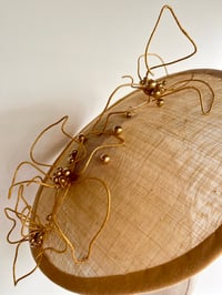 Image 4 of Soft gold saucer headpiece