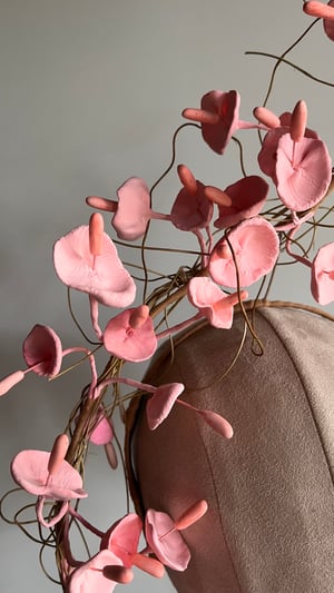 Image of Pale pink trailing headpiece    SOLD