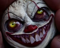 Image 7 of Handmade Pennywise Badge Reel Keychain 