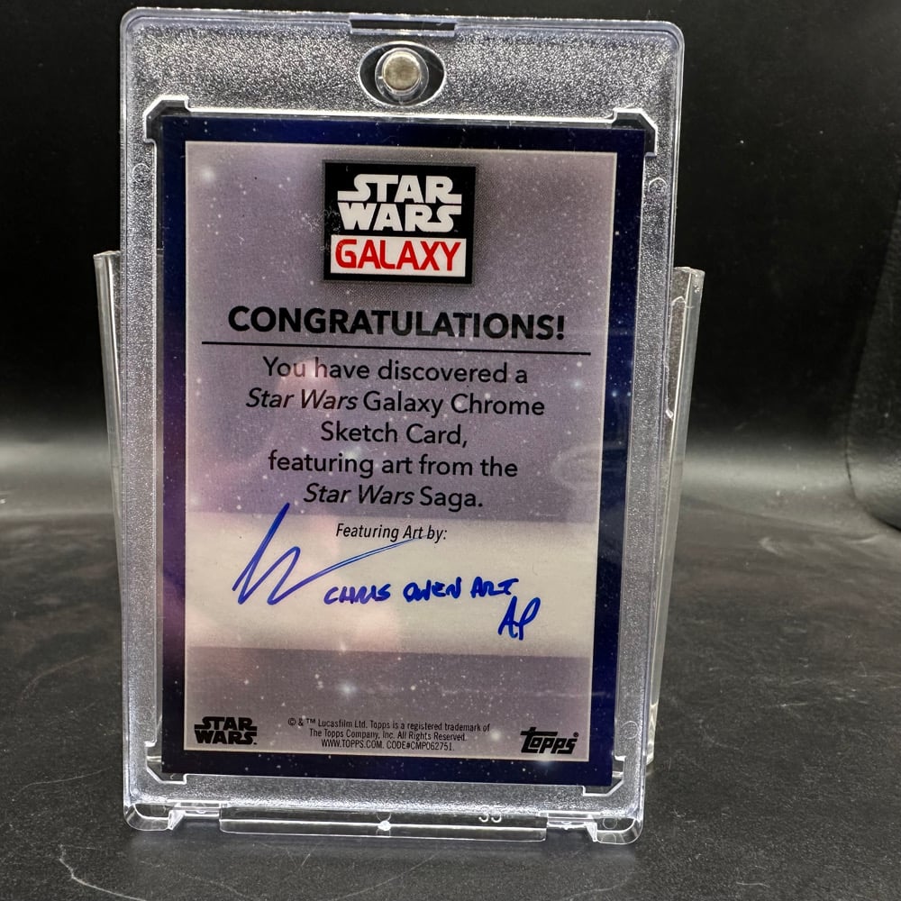 Topps Star Wars Maul Sketch Card