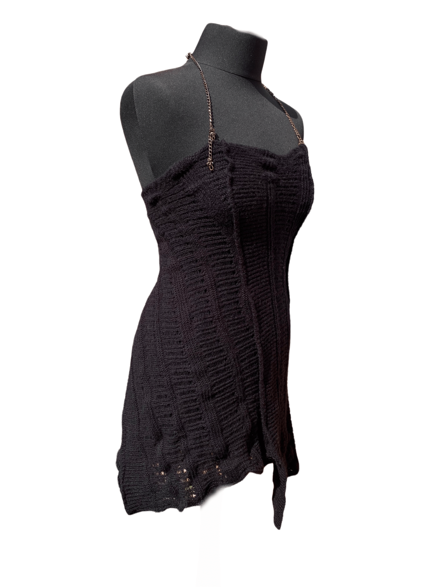 Image of knit chain dress 