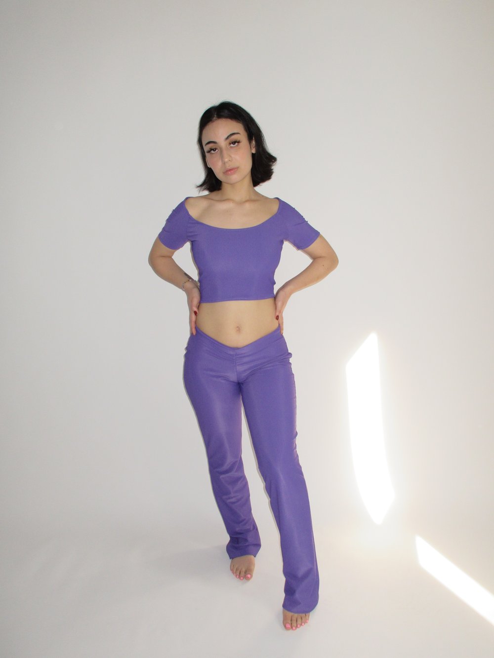 Image of ORCHiD RUCHED PANTS 