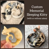 Image 1 of Data Fundraiser Giveaway: Custom Memorial Sleeping Kitty