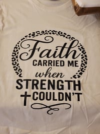 Faith carried me when strength couldn't 