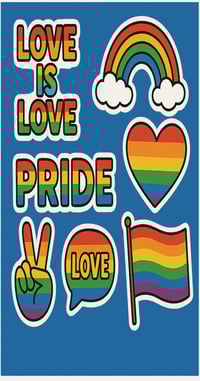 Love is Love -Pride Month Sticker sheet 