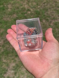 Image 12 of Realgar & Fine Quartz Points Specimen #2504