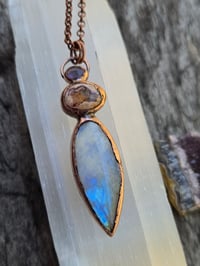 Image 5 of Electroformed Jelly opal necklace 12