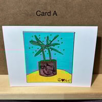 Image 1 of ART - YOUR CHOICE - Horizontal Handpainted Greeting Card